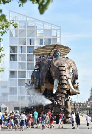 Grand éléphant, Machines de l'île