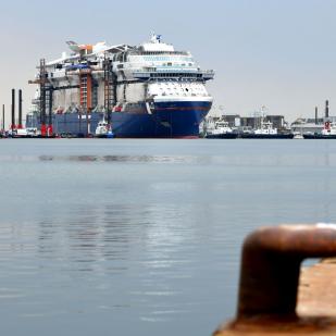 Chantiers de l'Atlantique, paquebot en construction