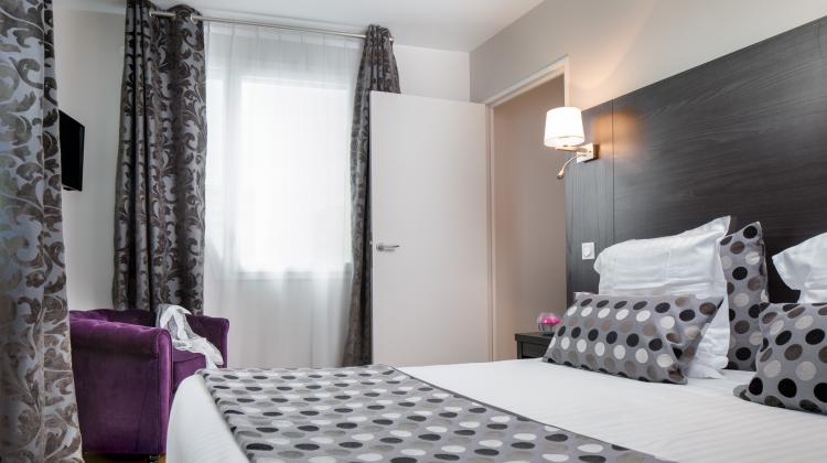 Chambre de l'hôtel Seven Urban Suites